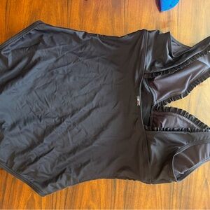 Black One-Piece Swimsuit